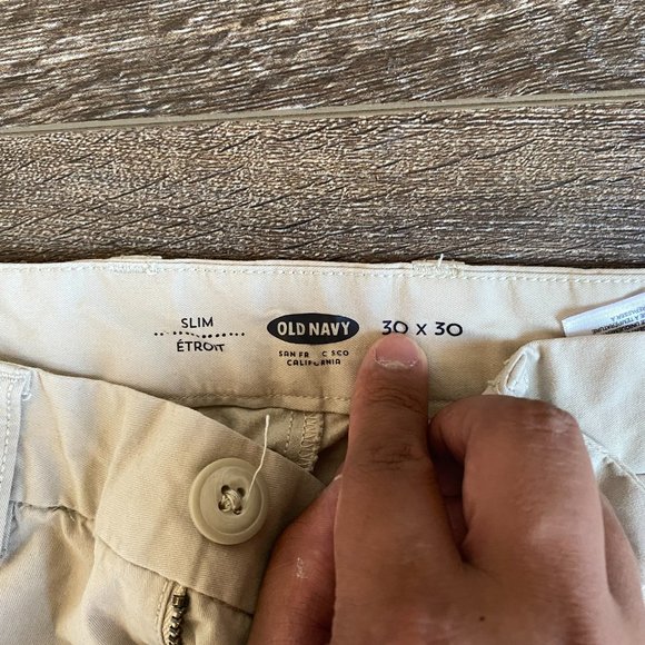 Old Navy Mens Slim Fit Chinos | Casual Pants - Picture 5 of 7